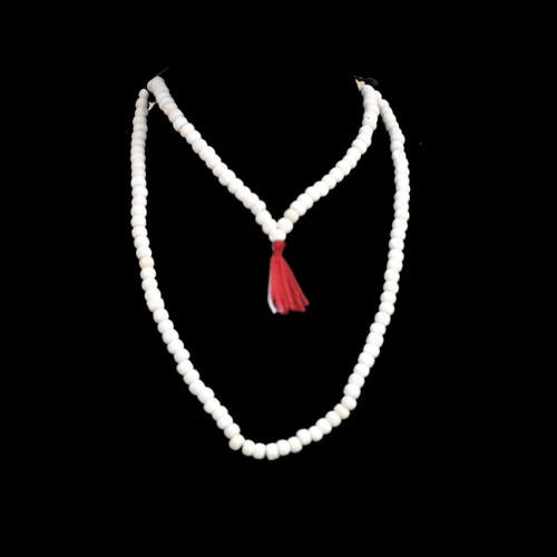 6mm White Tulasi Mala