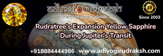 Expanding Adiyogi Rudraksha And Gemstones: The Glamorous Step with Yellow Sapphire