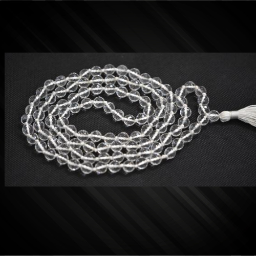 8 Mukhi Sphatik Mala